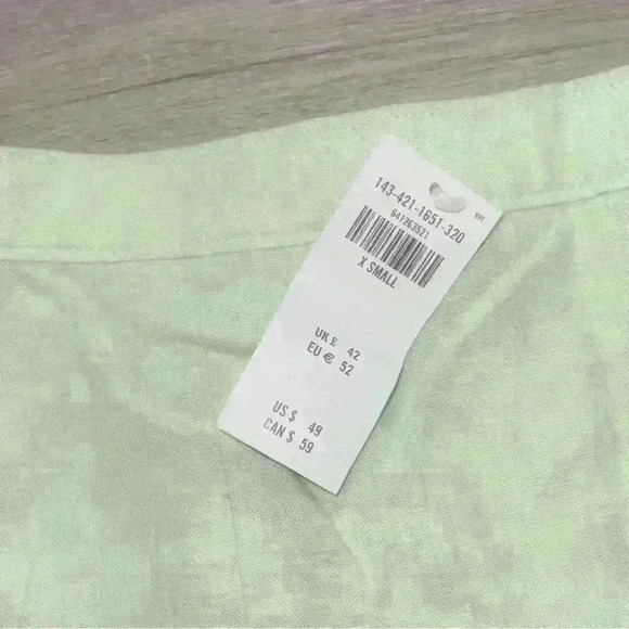 Abercrombie & fitch Linen Mini Skirt in Light greenNWT size XS - Picture 6 of 8